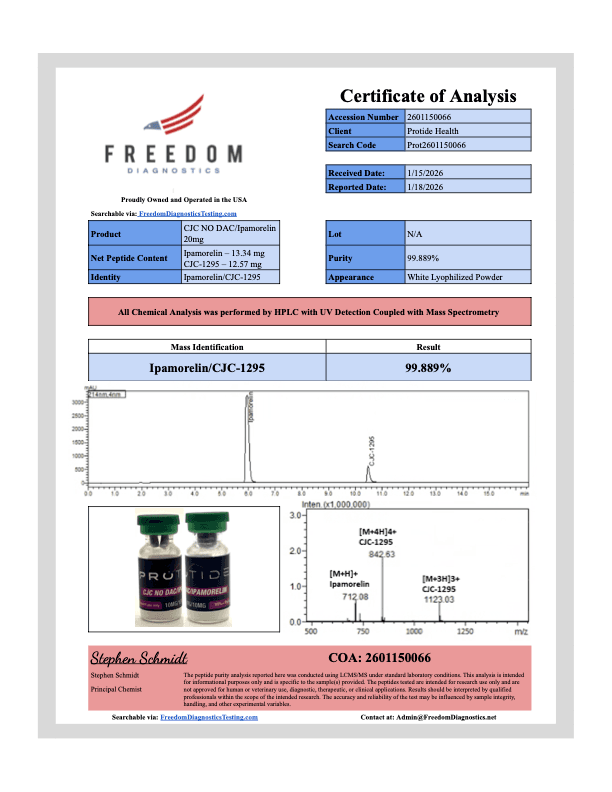 CJC-1295 (No Dac) & Ipamorelin Blend 10/10mg 2 CJCIPA 1010mg 1