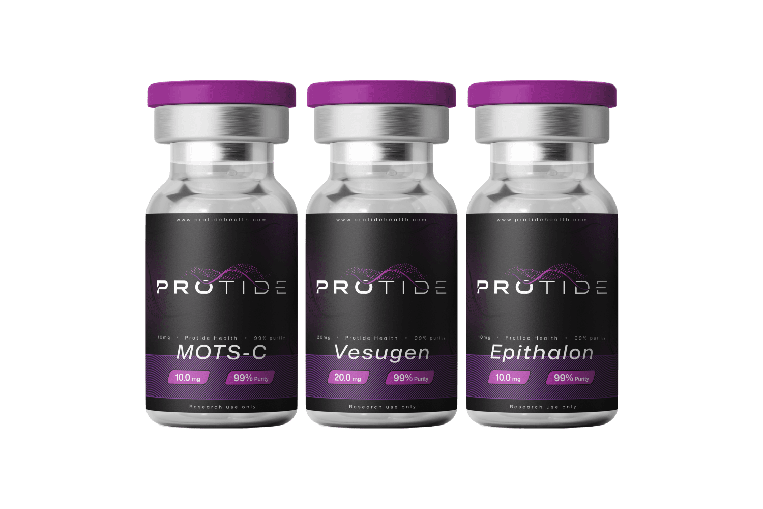 Cellular Longevity Research Bundle (MOTS-c, Epithalon, Vesugen) 1 Cellular Longevity Research Bundle MOTS c Epithalon Vesugen